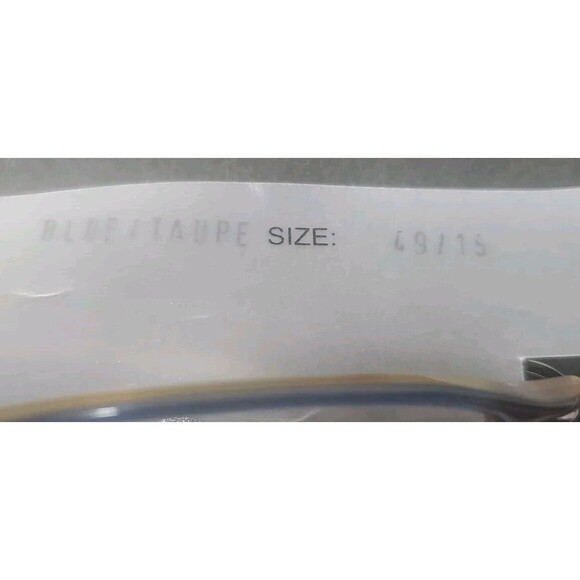 NEW MAX STUDIO MX101Eyeglass Sunglass frames‎  49-15-140 Blue Taupe - Picture 10 of 11